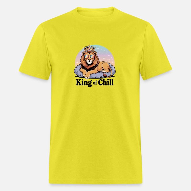 Cool Lion with Crown & Sunglasses Design