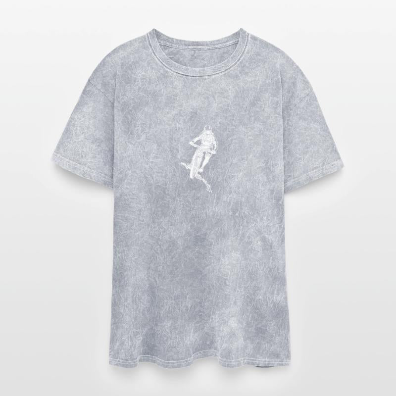 Cool Mountain Biker On The Hill Mountain Path