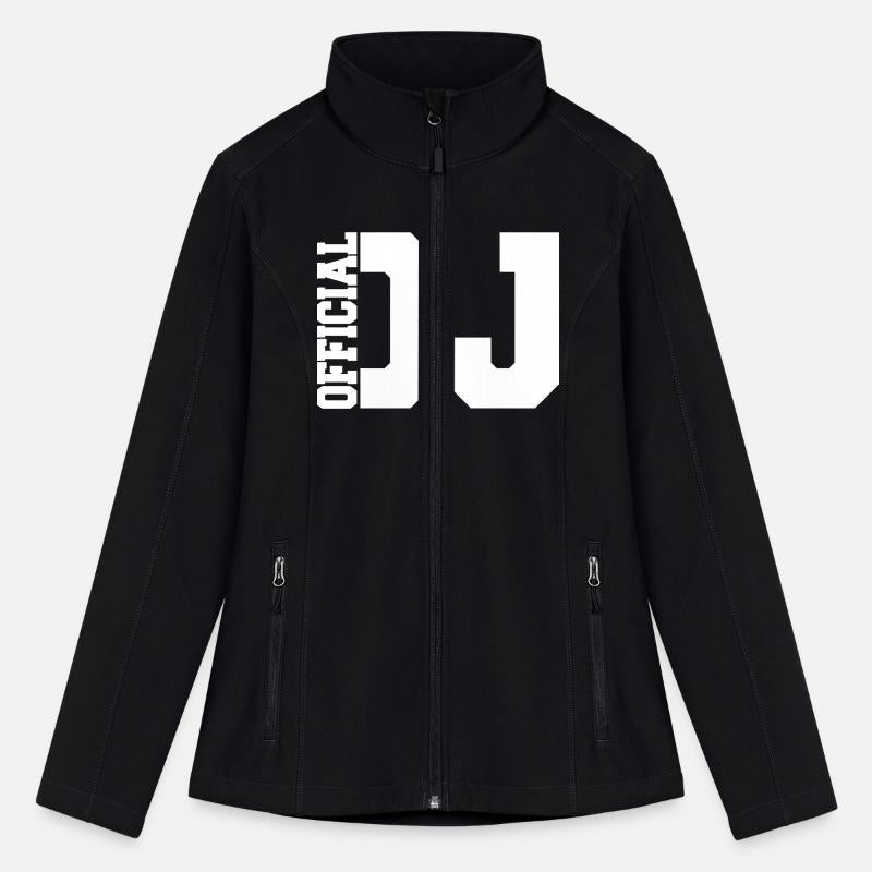 Cool Official DJ Club Music Party Text Lettering