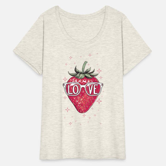 Cool Strawberry Love Print | Valentine Hipster Des