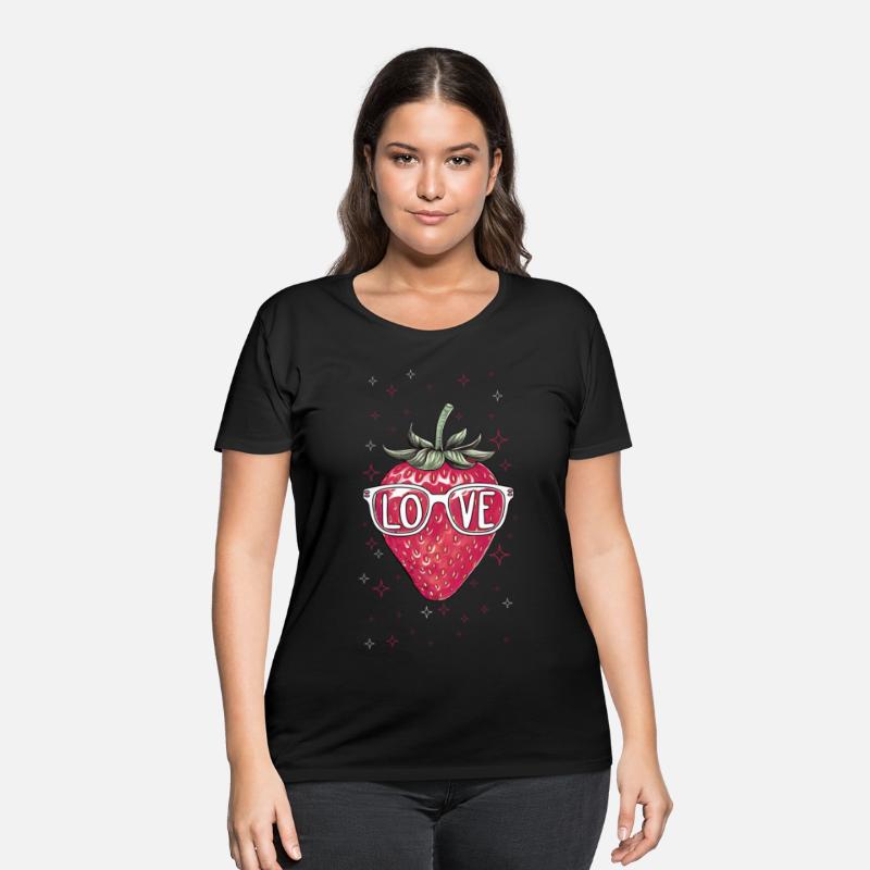 Cool Strawberry Love Print | Valentine Hipster Des