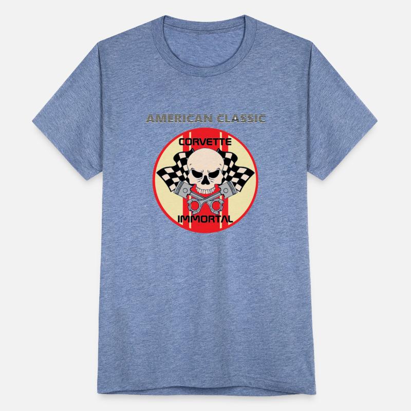 CORVETTE American classic immortal skull pistons