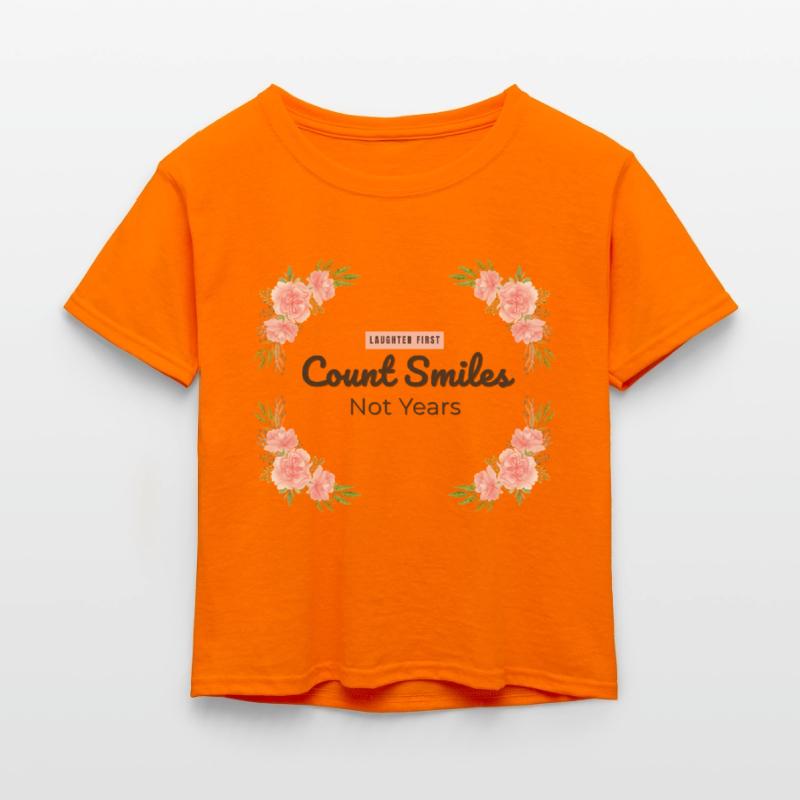 Count Smiles Quote Design - Laughter First Art