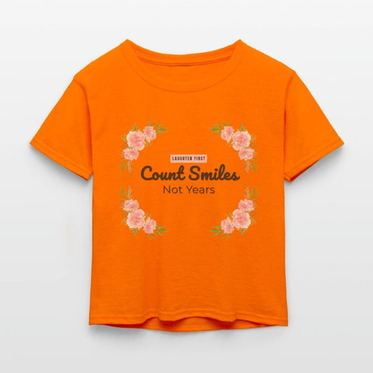 Count Smiles Quote Design - Laughter First Art