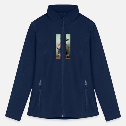 cow talking on the phone