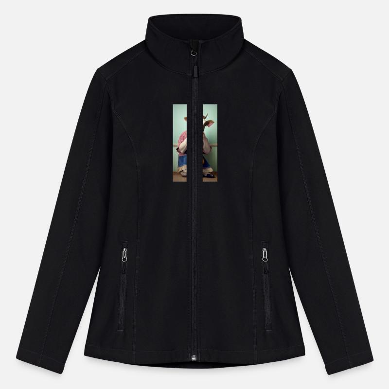 cow talking on the phone