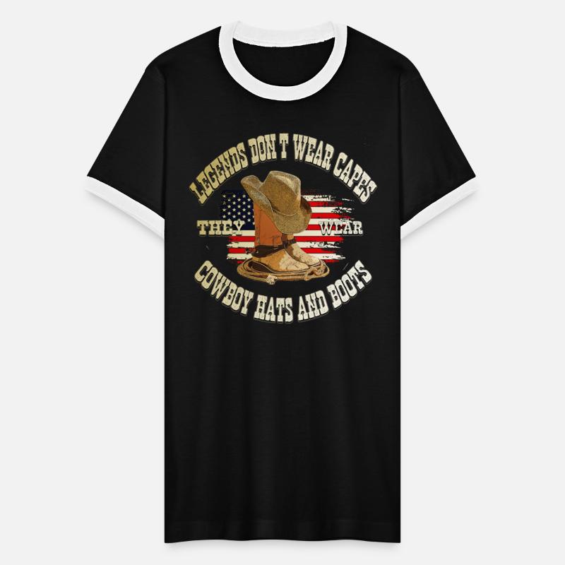 COWBOY BOOTS AND HATS TEE