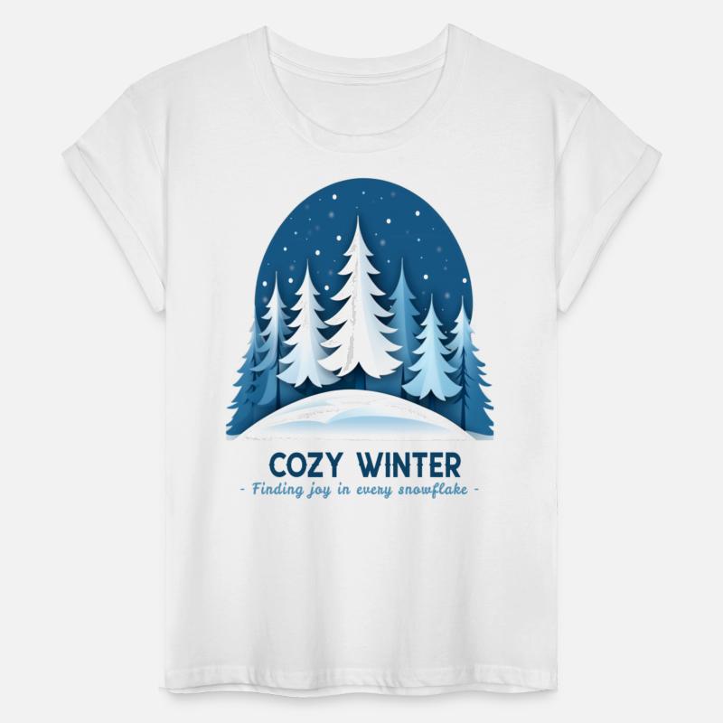 "Cozy Winter - Finding Joy in Every Snowflake"