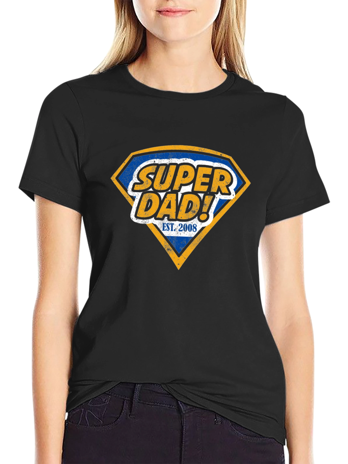 Super Dad Est. 2008 Graphic T-Shirt