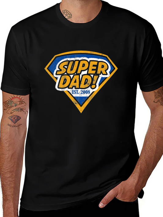 Super Dad Est. 2008 Graphic T-Shirt