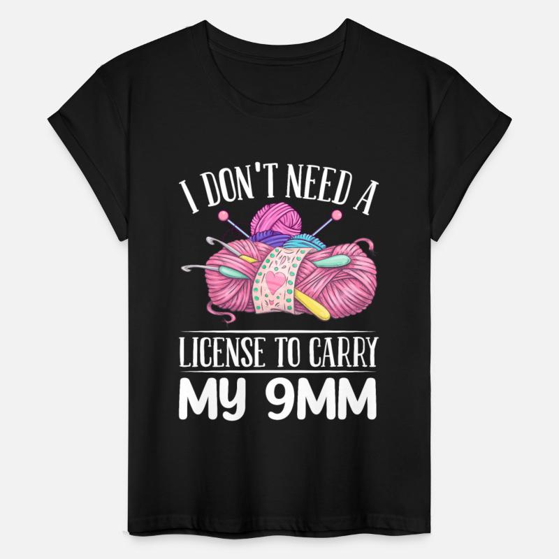 Crocheting Knitting Crochet Hook License To Carry