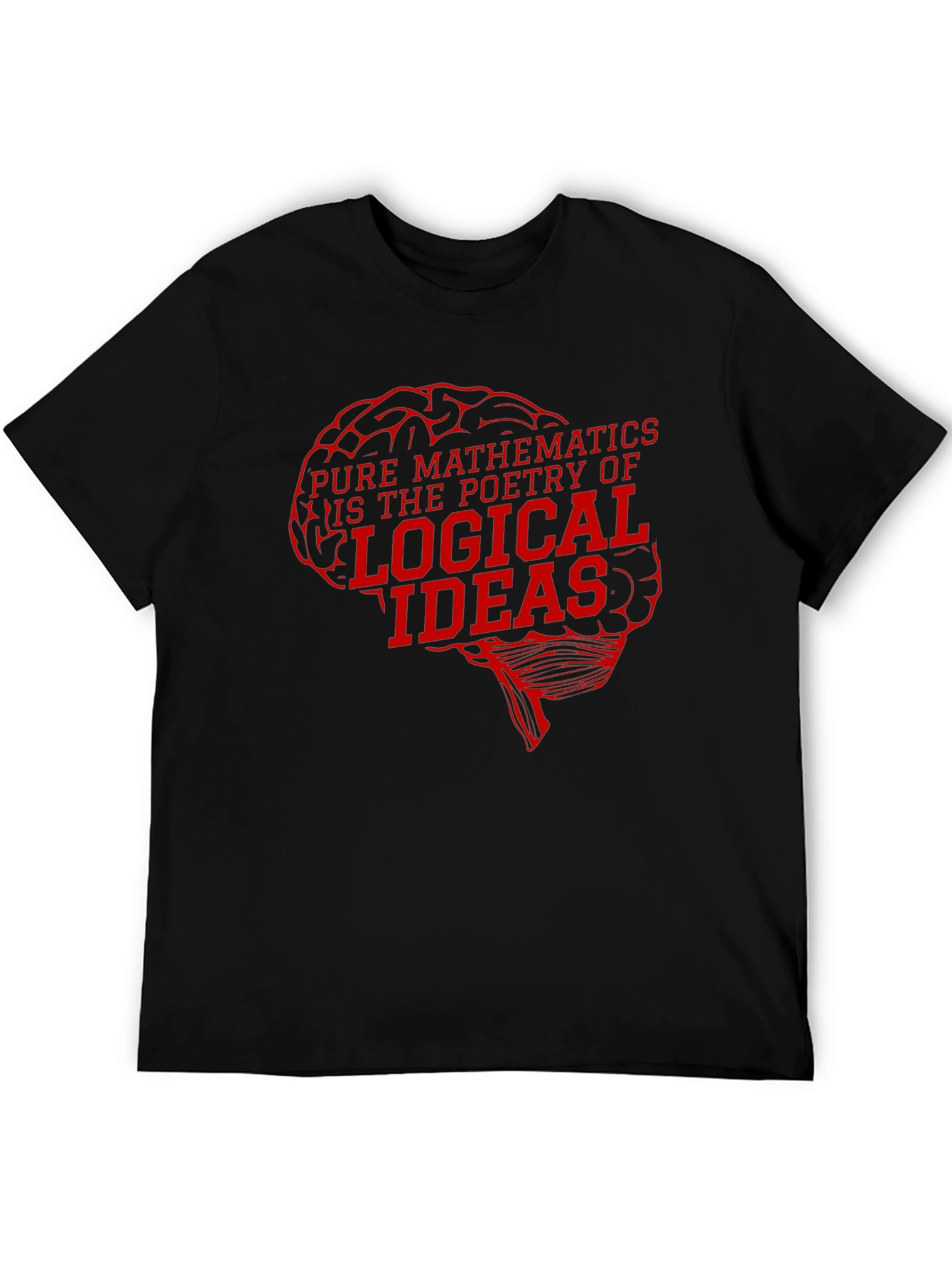 Math Poetry Brain Tee - Logical Ideas Shirt