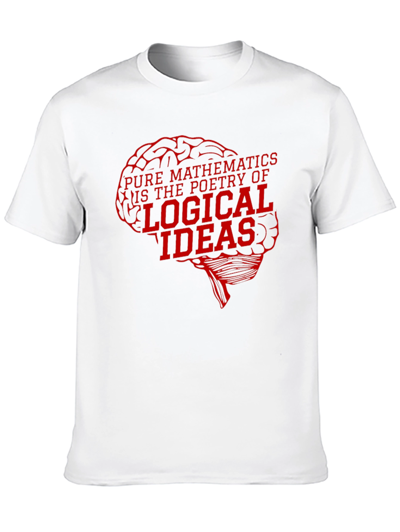 Math Poetry Brain Tee - Logical Ideas Shirt
