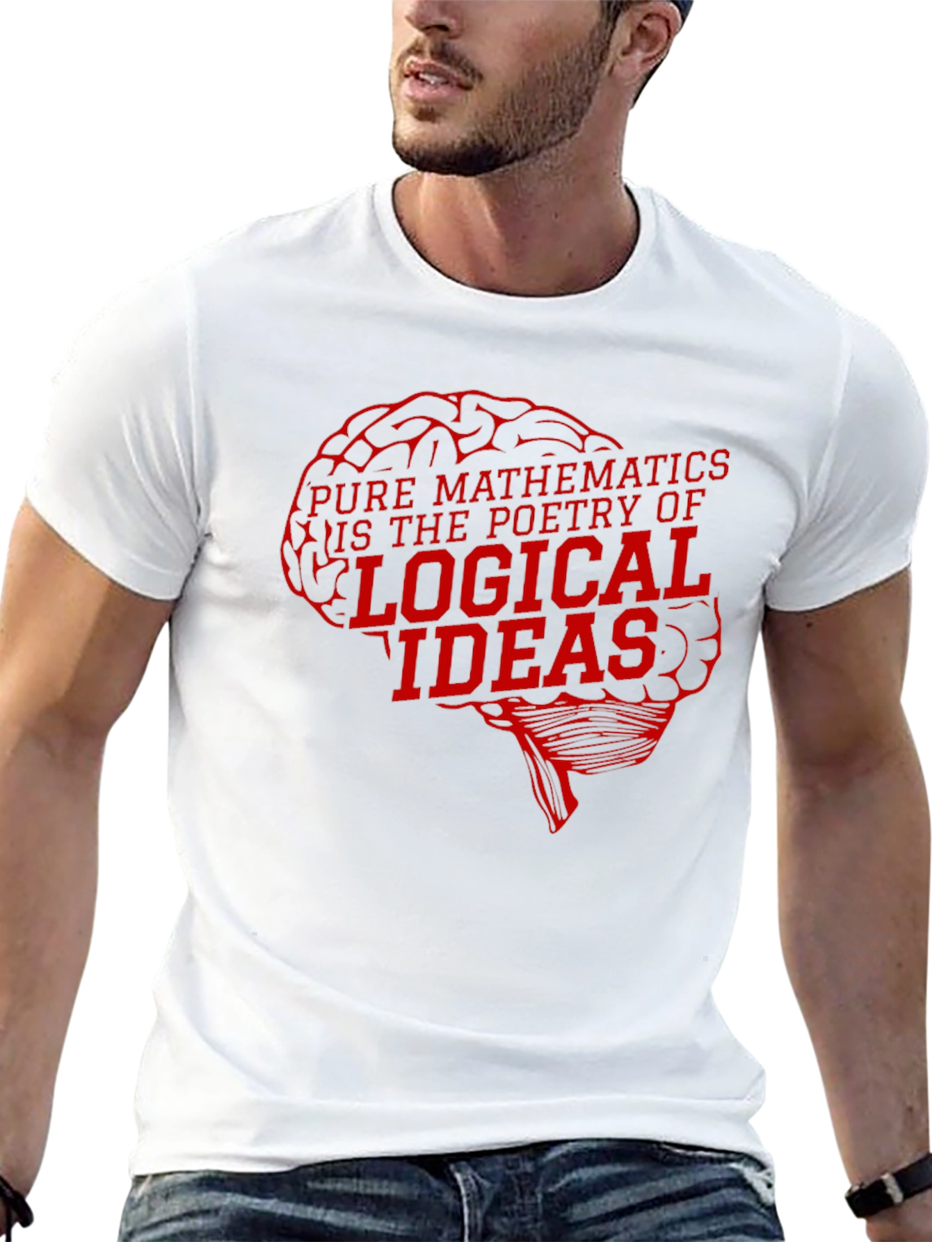 Math Poetry Brain Tee - Logical Ideas Shirt