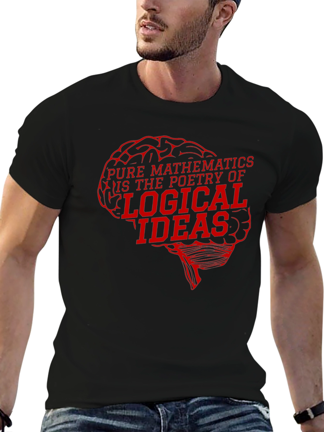 Math Poetry Brain Tee - Logical Ideas Shirt