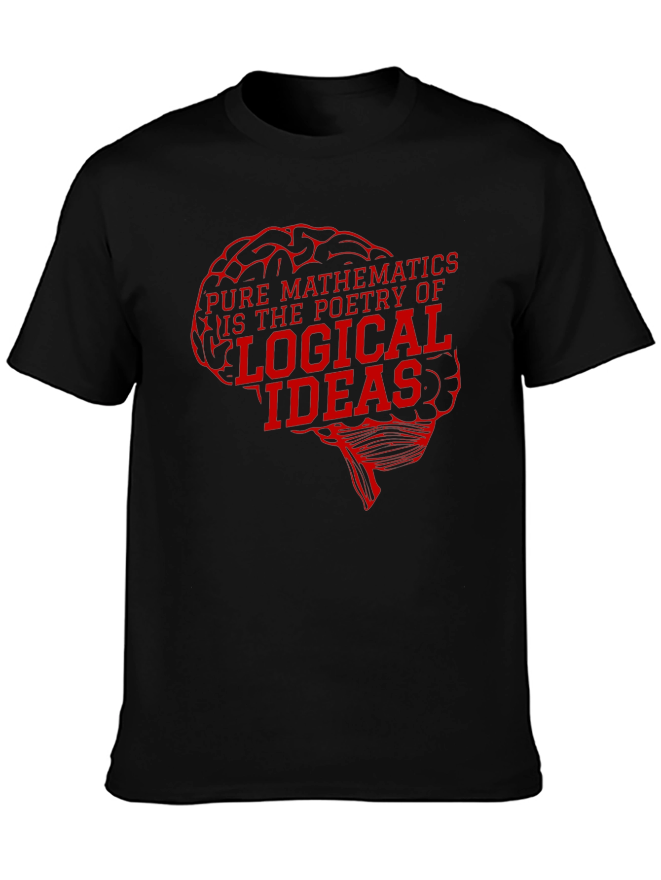 Math Poetry Brain Tee - Logical Ideas Shirt