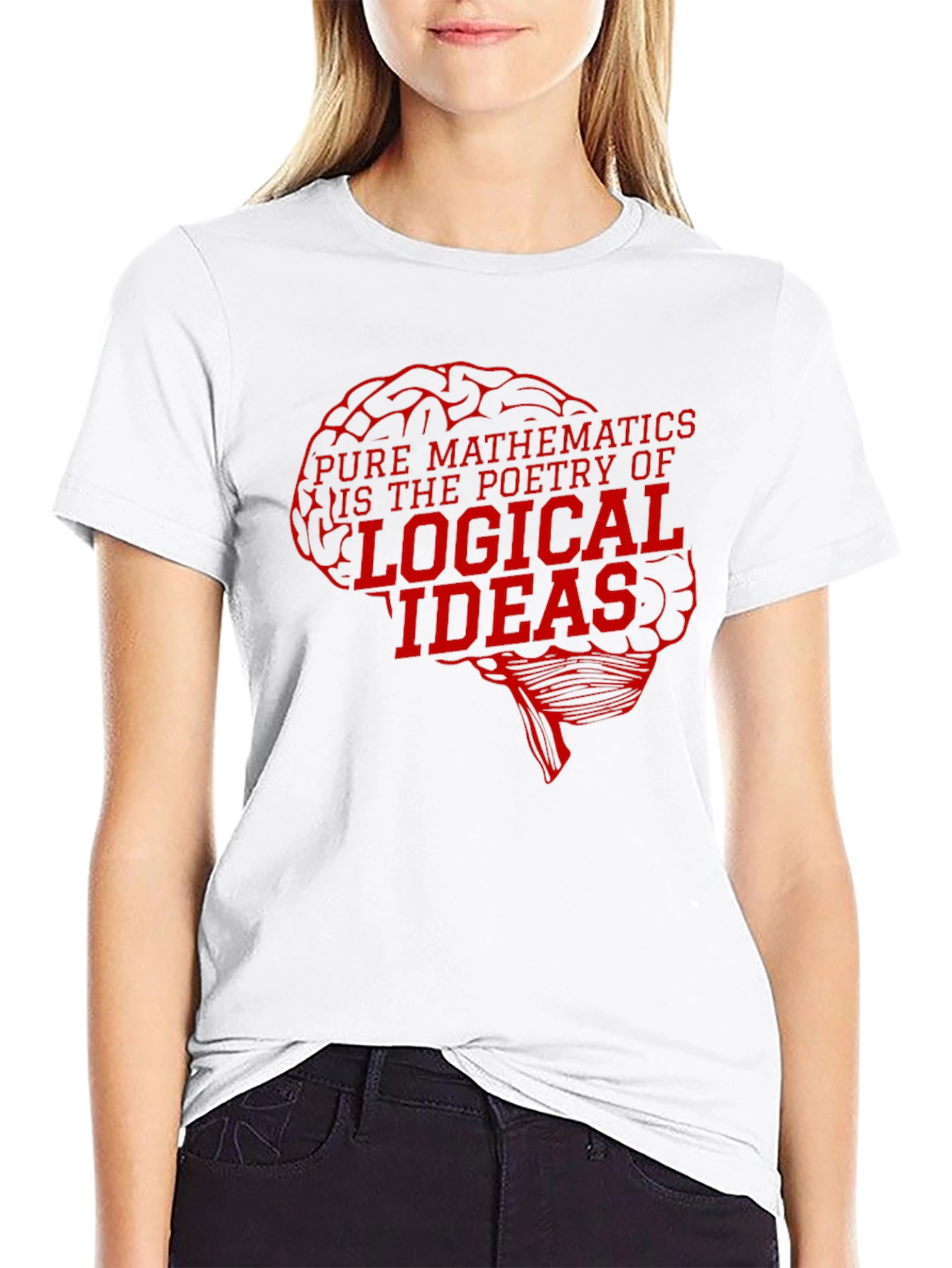 Math Poetry Brain Tee - Logical Ideas Shirt
