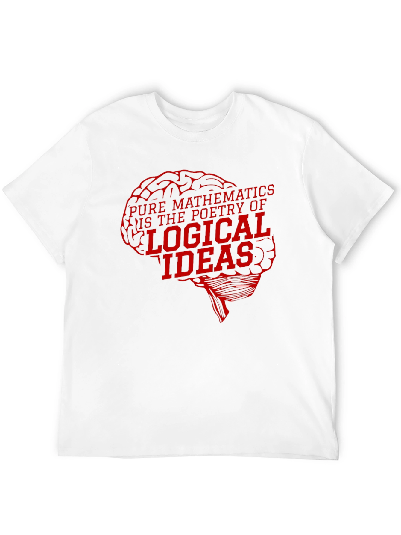 Math Poetry Brain Tee - Logical Ideas Shirt