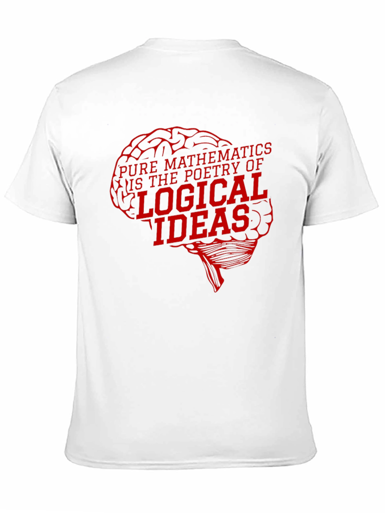Math Poetry Brain Tee - Logical Ideas Shirt