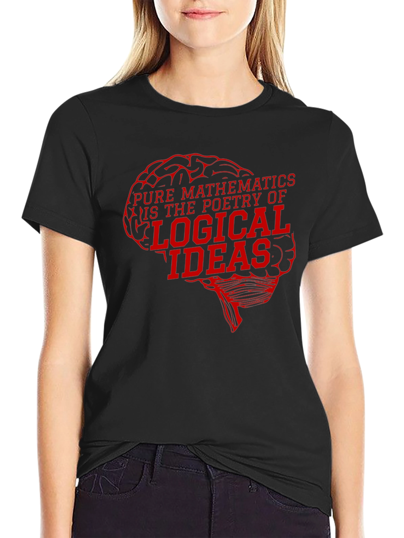 Math Poetry Brain Tee - Logical Ideas Shirt