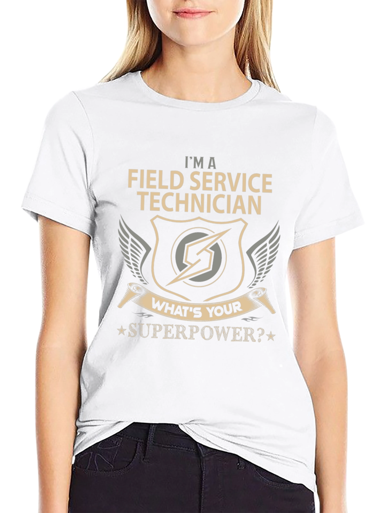 Field Service Technician Superpower Graphic Tee