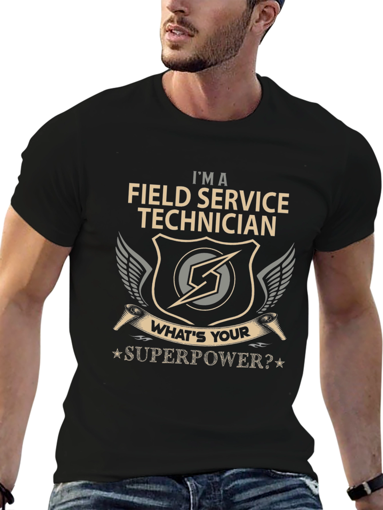 Field Service Technician Superpower Graphic Tee