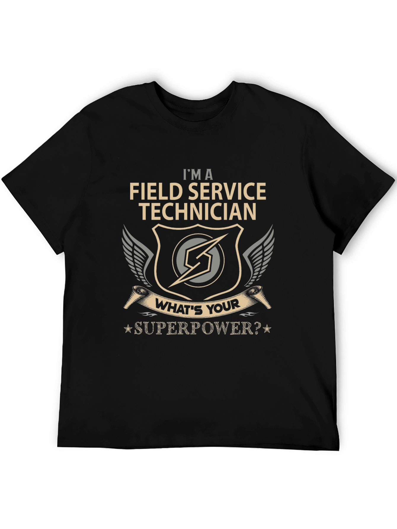 Field Service Technician Superpower Graphic Tee