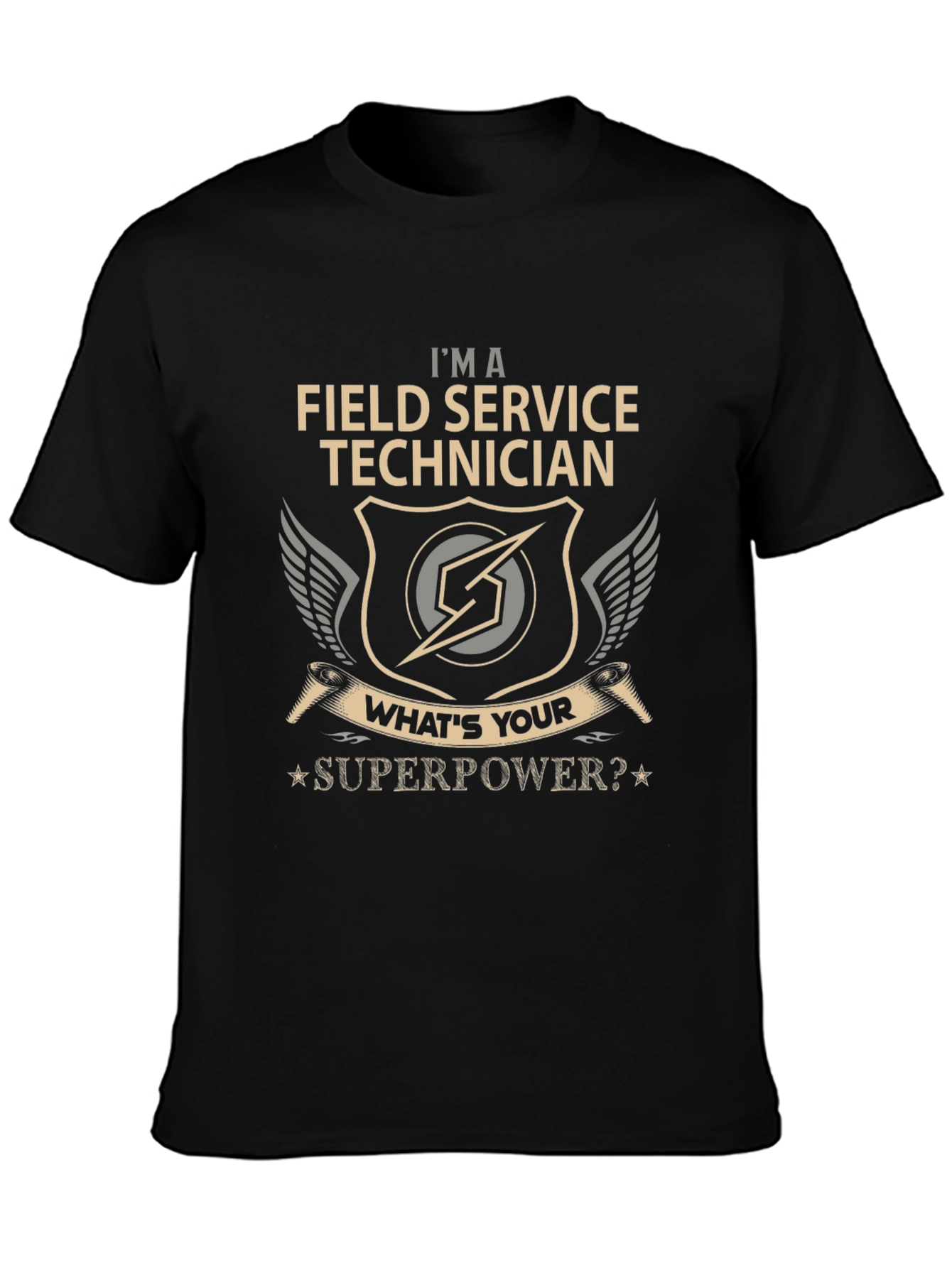 Field Service Technician Superpower Graphic Tee