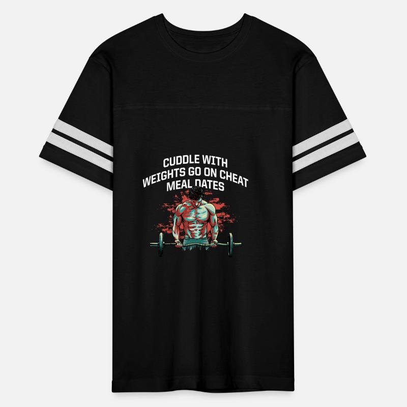 Cuddle Weights Cheat Meal Date Funny Workout Humor