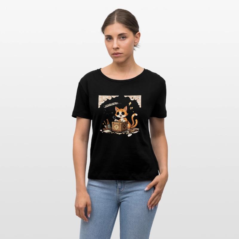 Curious Cat Puzzle Box – Cute Motivational Quote