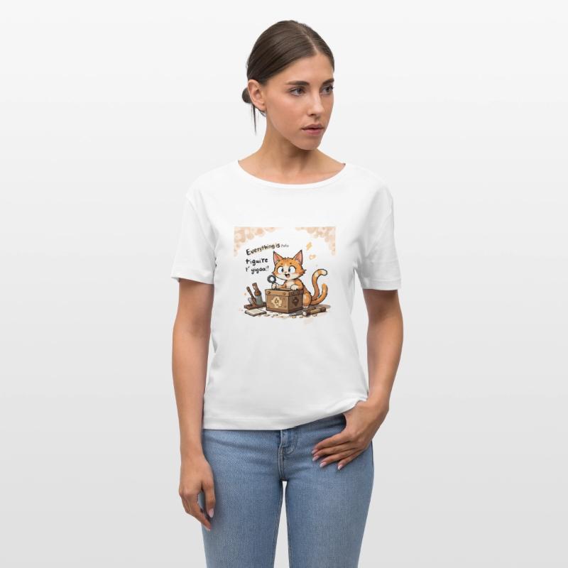 Curious Cat Puzzle Box – Cute Motivational Quote