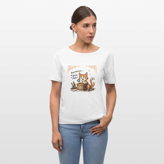 Curious Cat Puzzle Box – Cute Motivational Quote