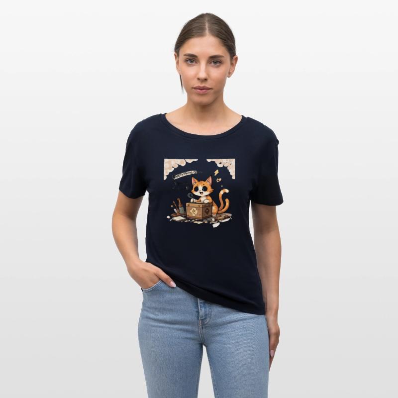 Curious Cat Puzzle Box – Cute Motivational Quote