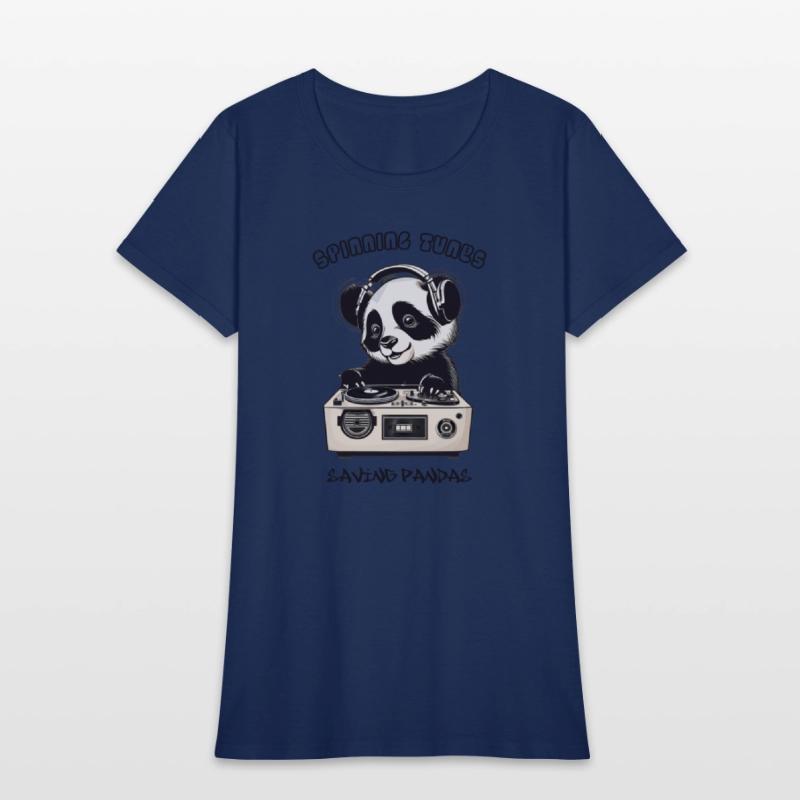 Cute Baby Panda DJ for Environmental Awareness