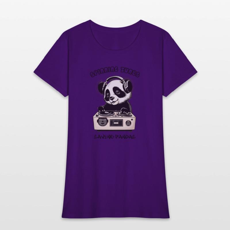 Cute Baby Panda DJ for Environmental Awareness