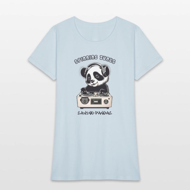 Cute Baby Panda DJ for Environmental Awareness