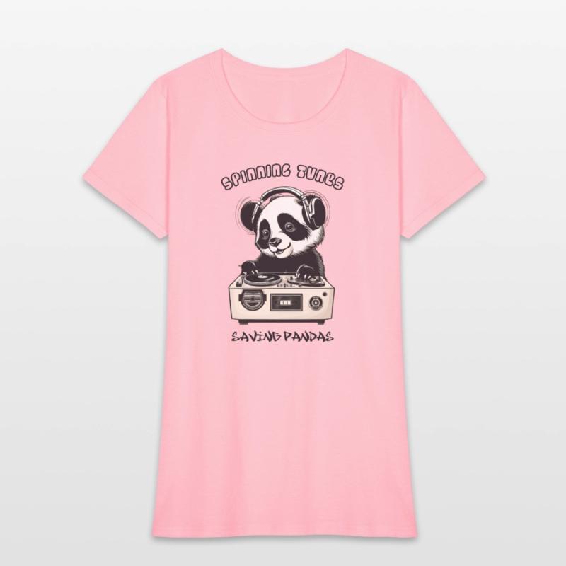 Cute Baby Panda DJ for Environmental Awareness