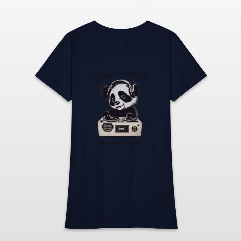 Cute Baby Panda DJ for Environmental Awareness