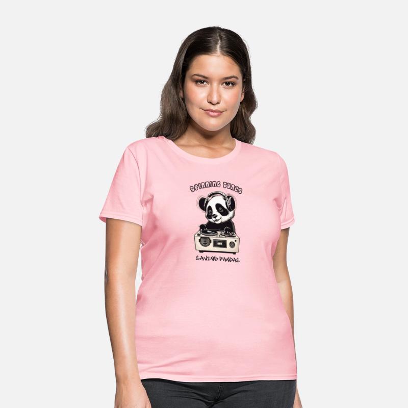 Cute Baby Panda DJ for Environmental Awareness