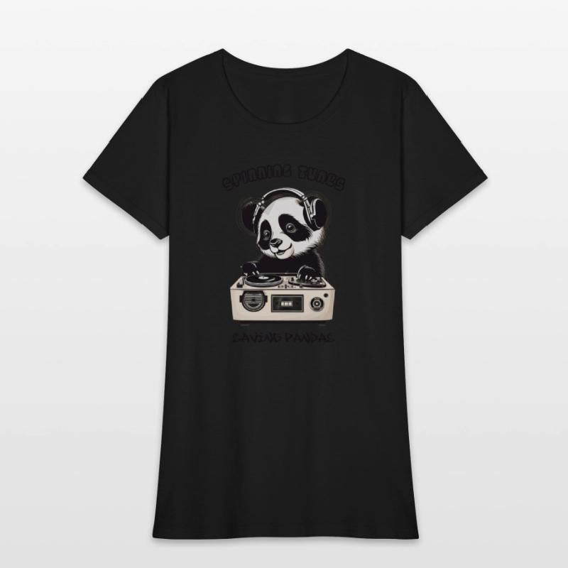 Cute Baby Panda DJ for Environmental Awareness