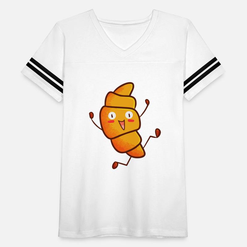 Cute Croissant Running Happily