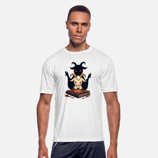 Cute Demonic Goat with Occult Spellbook