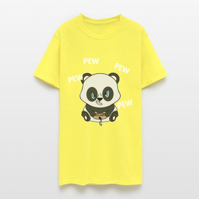 Cute Gamer Panda Console Player Gaming