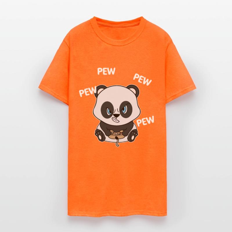 Cute Gamer Panda Console Player Gaming