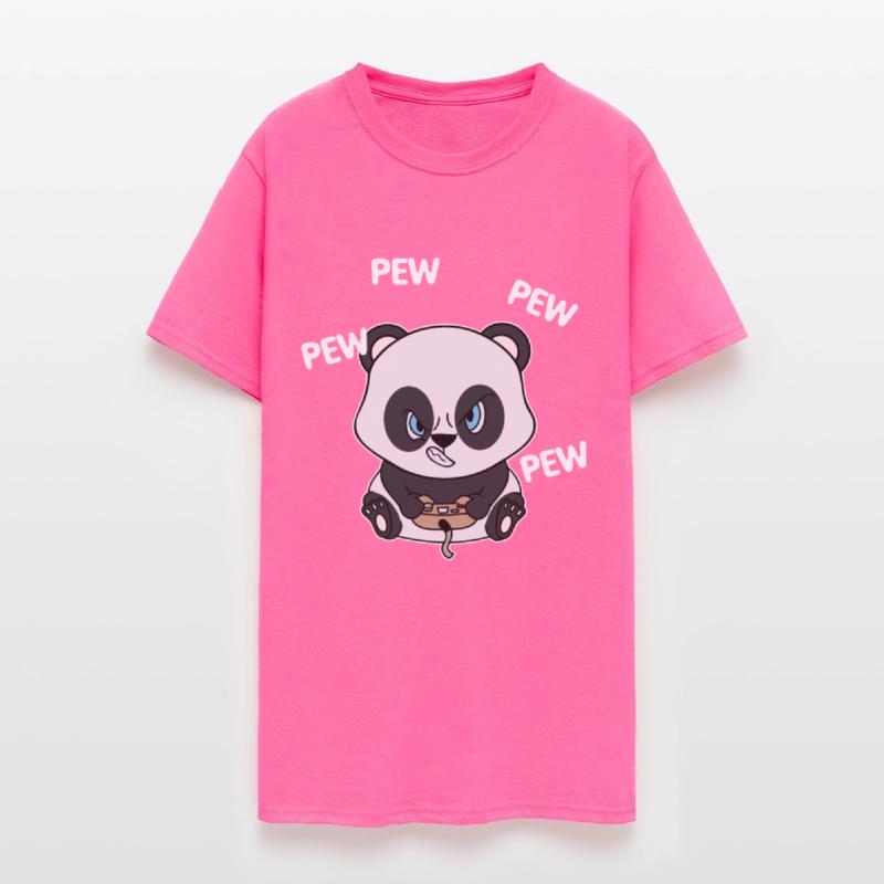 Cute Gamer Panda Console Player Gaming