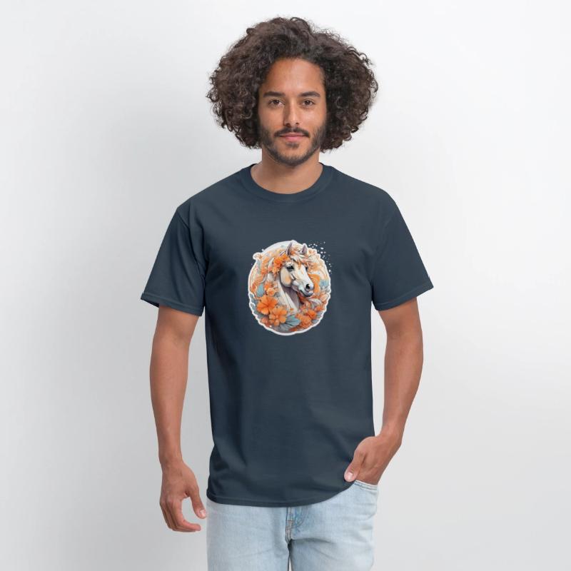Cute horse nice Ai design t-shirt