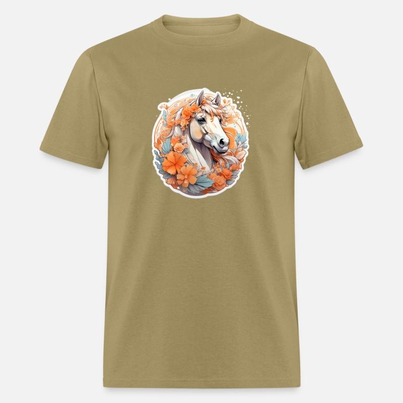Cute horse nice Ai design t-shirt