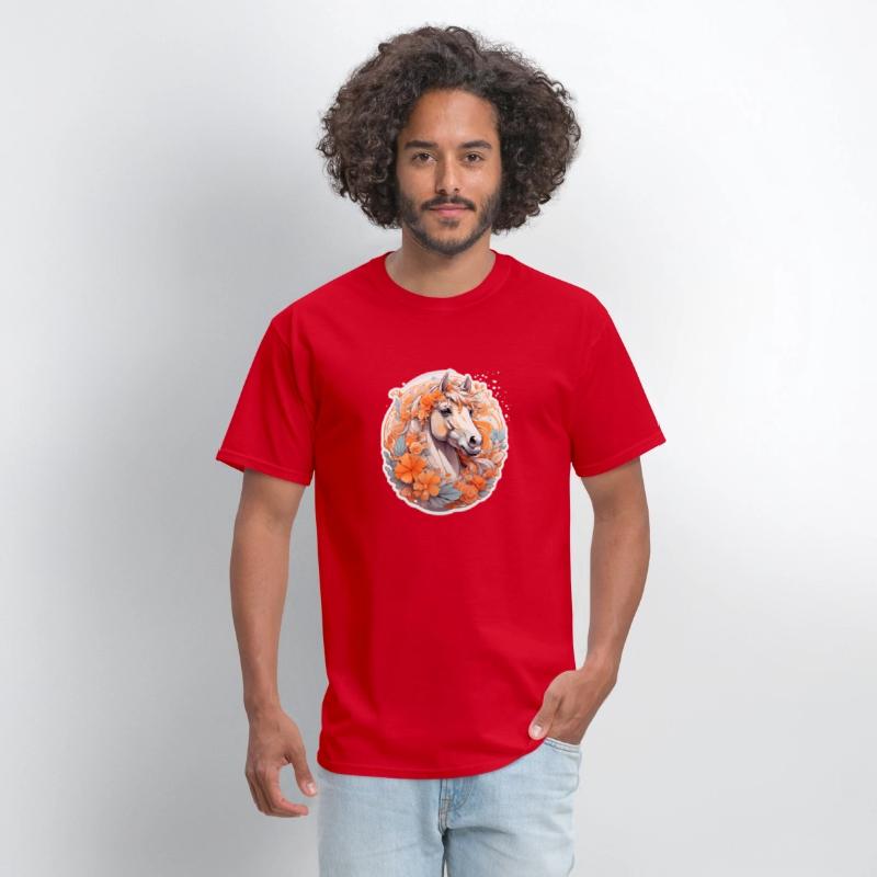 Cute horse nice Ai design t-shirt