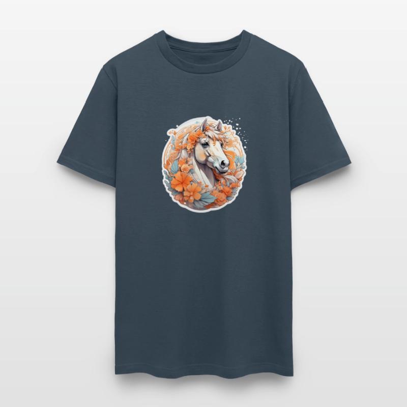 Cute horse nice Ai design t-shirt