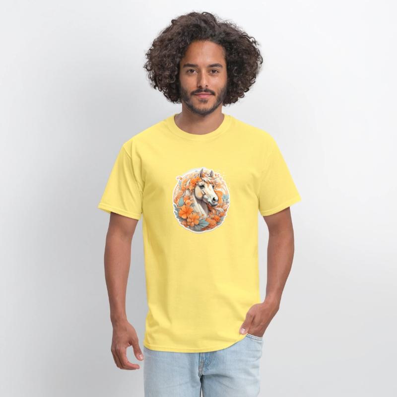 Cute horse nice Ai design t-shirt